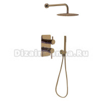 Душевой комплект Ramonsoler Odisea K3915121CUC медь, С ВНУТРЕННЕЙ ЧАСТЬЮ