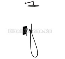 Душевой комплект Ramonsoler Alexia K3615021NM черный, С ВНУТРЕННЕЙ ЧАСТЬЮ