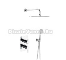 Душевой комплект Ramonsoler Blautherm 941502RM250 хром, С ВНУТРЕННЕЙ ЧАСТЬЮ