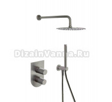 Душевой комплект Ramonsoler Tzar K3415021NC никель, С ВНУТРЕННЕЙ ЧАСТЬЮ