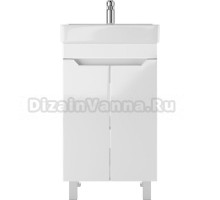 Тумба с раковиной Айсберг Мечта 50 напольная, белая