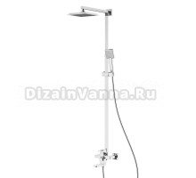 Душевая система с тропическим душем WesnaArt KRISTAL KRI22-314, хром