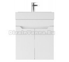 Тумба с раковиной Айсберг Мечта 50 подвесная, белая