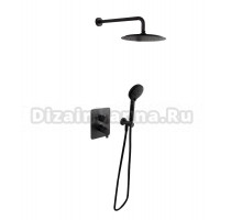 Душевой комплект Ramonsoler Blautherm 948712RP240NM черный, С ВНУТРЕННЕЙ ЧАСТЬЮ