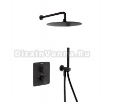 Душевой комплект Ramonsoler Alexia K3687011NM черный, С ВНУТРЕННЕЙ ЧАСТЬЮ