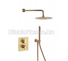 Душевой комплект Ramonsoler Alexia K3687011OC золото, С ВНУТРЕННЕЙ ЧАСТЬЮ