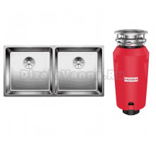 Комплект Мойка Blanco Andano 400/400-IF + Измельчитель Franke 134.0715.098