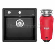 Комплект Мойка Blanco Dalago 5 антрацит + Измельчитель Franke 134.0715.094