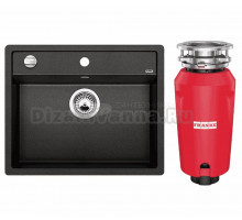 Комплект Мойка Blanco Dalago 6 антрацит + Измельчитель Franke 134.0715.096