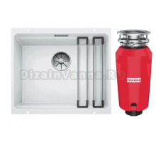 Комплект Мойка Blanco Etagon 500-U 522231 белая + Измельчитель Franke 134.0715.098