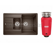 Комплект Мойка Blanco Legra 45 S Compact кофе + Измельчитель Franke 134.0715.095