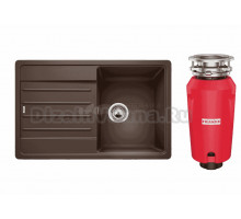 Комплект Мойка Blanco Legra 45 S кофе + Измельчитель Franke 134.0715.094