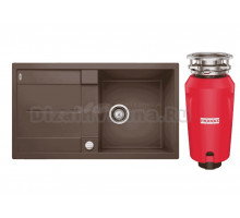 Комплект Мойка Blanco Metra 5S 515041 кофе + Измельчитель Franke 134.0715.094