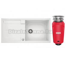 Комплект Мойка Blanco Metra XL 6S 515280 белая + Измельчитель Franke 134.0715.096