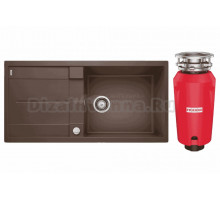 Комплект Мойка Blanco Metra XL 6S 515287 кофе + Измельчитель Franke 134.0715.095