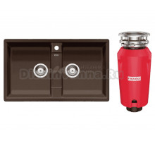 Комплект Мойка Blanco Zia 9 кофе + Измельчитель Franke 134.0715.095