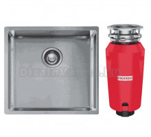 Комплект Мойка Franke Box BXX 210-45 нержавеющая сталь + Измельчитель 134.0715.098