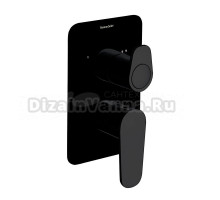 Встраиваемый смеситель для душа и ванны Ramonsoler Alexia 361502SNM черный, С ВНУТРЕННЕЙ ЧАСТЬЮ