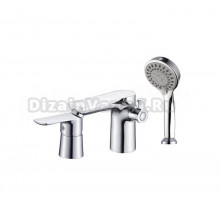 Смеситель на борт ванны Potato P1149 хром