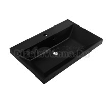 Мебельная раковина BelBagno BB700/450-LV-ART-AST-NERO черная матовая
