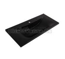 Мебельная раковина BelBagno BB1000/445-LV-ART-PR-NERO черная матовая