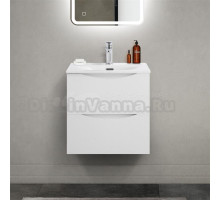 Тумба с раковиной BelBagno Marino-cer-mini 50 подвесная, bianco lucido