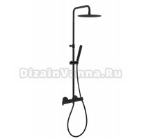 Душевая стойка Ramonsoler Alexia 365402RM250NM черная, с термостатом