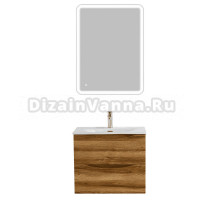 Мебель для ванной комнаты BelBagno Marino-cer-mini 60 подвесная, rovere rustico