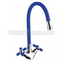 Смеситель для кухни Fashun A44127-11 хром, синий