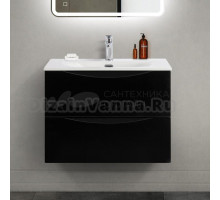 Тумба под раковину без столешницы BelBagno Marino-cer-mini 70 подвесная, nero lucido