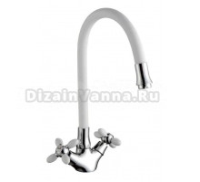 Смеситель для кухни Fashun A44127-8 хром, белый