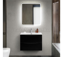 Мебель для ванной комнаты BelBagno Marino-cer-mini 70 подвесная, nero lucido