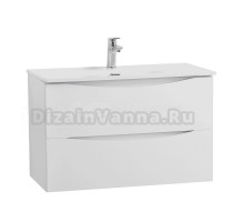 Тумба с раковиной BelBagno Marino-cer-mini 80 подвесная, bianco lucido