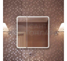 Зеркало-шкаф Creto Zoe 80x80 с подсветкой