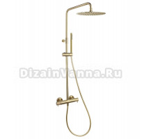 Душевая стойка Ramonsoler Odisea Joya 595401RM300OC золото, с термостатом