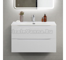 Тумба с раковиной BelBagno Marino-cer-mini 80 подвесная, bianco opaco