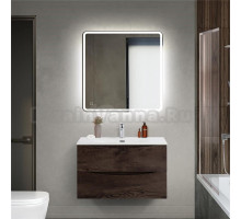 Мебель для ванной комнаты BelBagno Marino-cer-mini 80 подвесная, rovere nature grigio