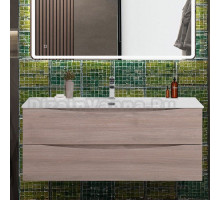 Тумба с раковиной BelBagno Marino-cer-n 120 подвесная, rovere grigio