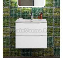 Тумба с раковиной BelBagno Marino-cer-n 60 подвесная, bianco lucido