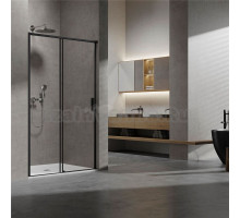 Душевая дверь Vincea Slim VDS-6SL140CLB, 1400, черный, стекло прозрачное