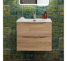 Тумба с раковиной BelBagno Marino-cer-n 60 подвесная, rovere bianco