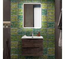 Мебель для ванной комнаты BelBagno Marino-cer-n 60 подвесна, rovere nature grigio