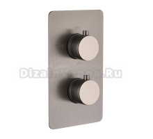 Термостатический смеситель встраиваемый Boheme Cell 134-3-GM С ВНУТРЕННЕЙ ЧАСТЬЮ, антрацит Термостатический смеситель встраиваемый Boheme Cell 134-3-GM С ВНУТРЕННЕЙ ЧАСТЬЮ, антрацит