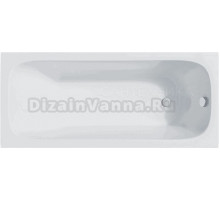 Акриловая ванна Corpa Nera Botticelli 160x70 см, пристенная, белая, на ножках, с экранами