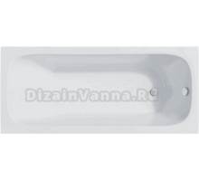 Акриловая ванна Corpa Nera Botticelli 170x75 см, пристенная, белая, на ножках, с экранами