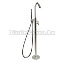 Напольный смеситель для ванны с душем Ramonsoler Urban chic 218503DNC С ВНУТРЕННЕЙ ЧАСТЬЮ, никель