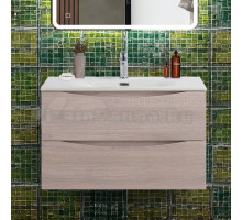 Тумба с раковиной BelBagno Marino-cer-n 80 подвесная, rovere grigio