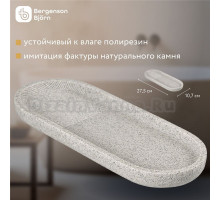 Подставка для ванных принадлежностей 27х10х2 см Loup поднос для предметов и для мелочей в ванную комнату полирезин темно-серый