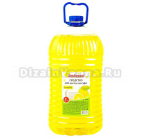 Средство для мытья посуды ЛЮБАША DISHWASH лимон, 5 л