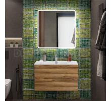 Мебель для ванной комнаты BelBagno Marino-cer-n 80 подвесная, rovere rustico